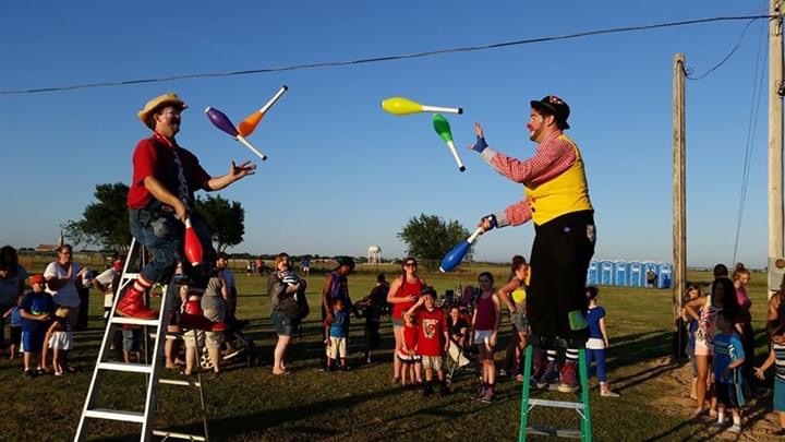 Ignite Entertainment performers in action at a Oklahoma event